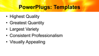 PowerPoint Template - Print Slide
