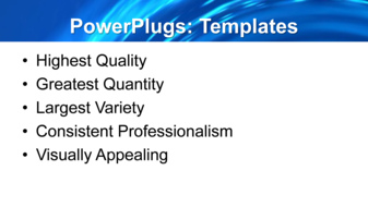 PowerPoint Template - Print Slide