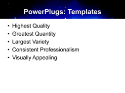 PowerPoint Template - Print Slide