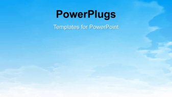 Royalty free PowerPlugs: PowerPoint template - Blue_Sky_Bg_VT_co_12_ws