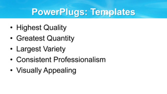 PowerPoint Template - Print Slide
