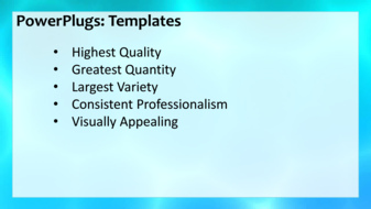 PowerPoint Template - Print Slide