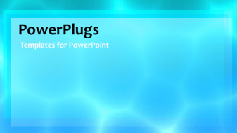  Presentation with blue video - A short video of an abstract blue colored background - widescreen format