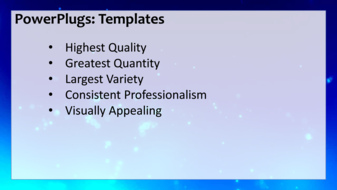 PowerPoint Template - Print Slide