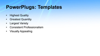 PowerPoint Template - Print Slide