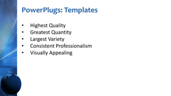 PowerPoint Template - Print Slide