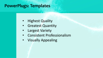 PowerPoint Template - Print Slide