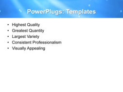 PowerPoint Template - Print Slide