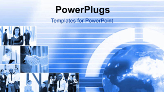 Royalty free PowerPlugs: PowerPoint template - BusBluCollage_co_06_ws