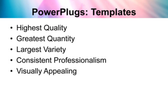 PowerPoint Template - Print Slide