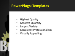 PowerPoint Template - Print Slide