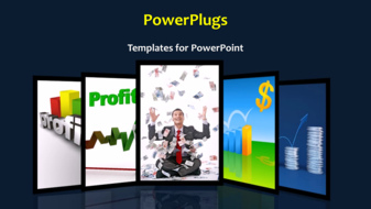  Presentation with business profit - A short video of an abstract colored background - widescreen format