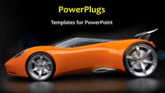  Presentation with sports car - A short video of an abstract background - widescreen format