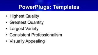 PowerPoint Template - Print Slide