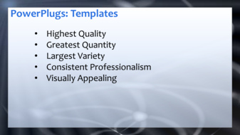 PowerPoint Template - Print Slide