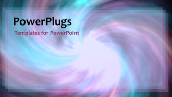  Presentation with corporate - A number of spirals with bluish background - widescreen format