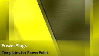  Presentation with corporate - A yellowish background and a number of pillars - widescreen format