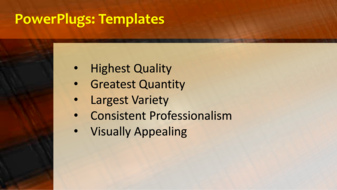 PowerPoint Template - Print Slide