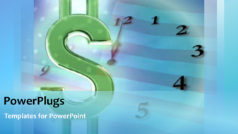  Presentation with corporate - A bluish background with a number of digits - widescreen format