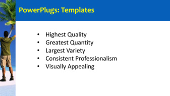 PowerPoint Template - Print Slide