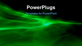  Presentation with fluid - A short video showing an abstract of a green fluid background - widescreen format