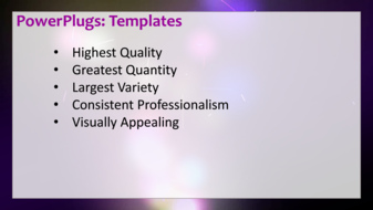 PowerPoint Template - Print Slide