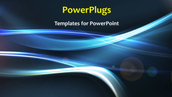  Presentation with video - A short video showing an abstract of some lines - widescreen format