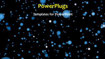  Presentation with plain - A plain black background with lots of colourful objects moving - widescreen format