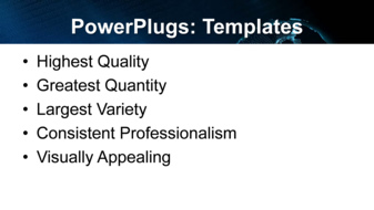 PowerPoint Template - Print Slide