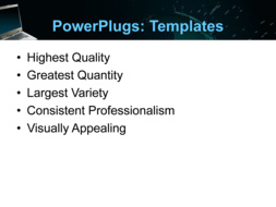 PowerPoint Template - Print Slide