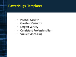 PowerPoint Template - Print Slide