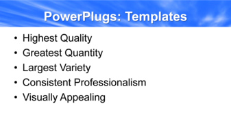 PowerPoint Template - Print Slide