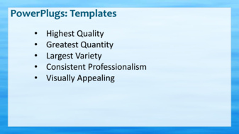 PowerPoint Template - Print Slide