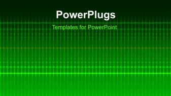  Presentation with electric - A short video showing an abstract of electric lines on a green background - widescreen format