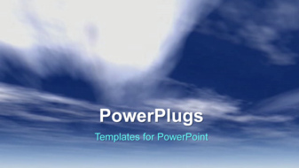  Presentation with faith - A number of clouds with sky in the background - widescreen format