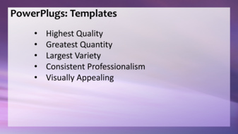 PowerPoint Template - Print Slide