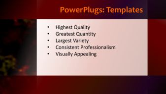 PowerPoint Template - Print Slide