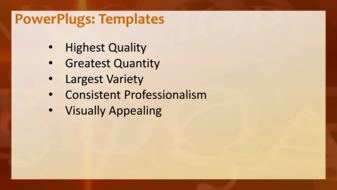 PowerPoint Template - Print Slide