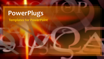  Presentation with faith - A number of words with brownish background - widescreen format