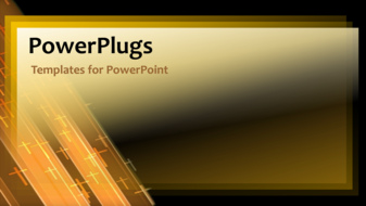  Presentation with black yellow - Faith in God yellow black background with multiple little gold shinning crosses