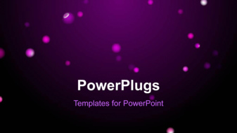  Presentation with spheres - A few seconds video of an abstract background - widescreen format