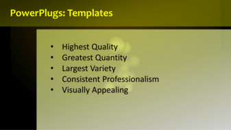 PowerPoint Template - Print Slide