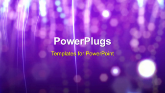  Presentation with fireworks - A purple background with a number of fireworks - widescreen format