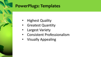 PowerPoint Template - Print Slide