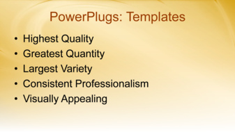 PowerPoint Template - Print Slide