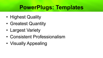 PowerPoint Template - Print Slide