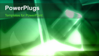  Presentation with tech - A greenish background with a sentence - widescreen format