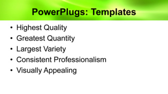 PowerPoint Template - Print Slide