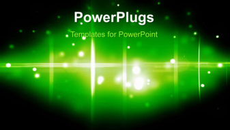  Presentation with green circles - A greenish background with a number of circles - widescreen format