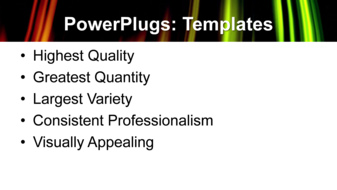 PowerPoint Template - Print Slide